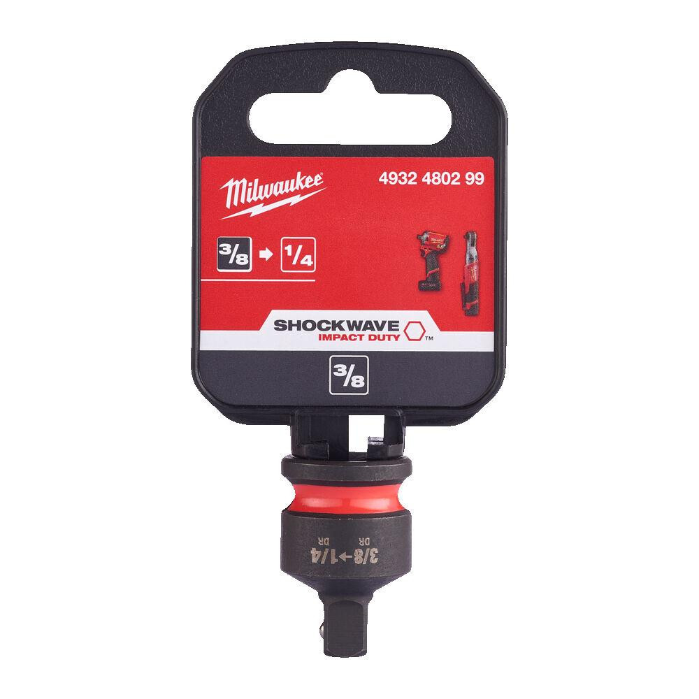 Адаптер для головок-ShW 3/8 квадрат-1/4 квадрат ударний MILWAUKEE Одесса - изображение 1