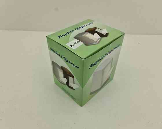 Диспенсер для серветки 160 шт 3-х складена чорний L Одеса (1 пачка) Харків