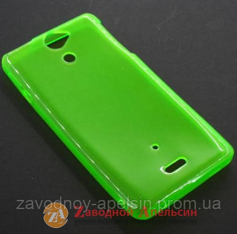 Sony Xperia V LT25i силіконовий чохол Cover green Одеса - фото 1