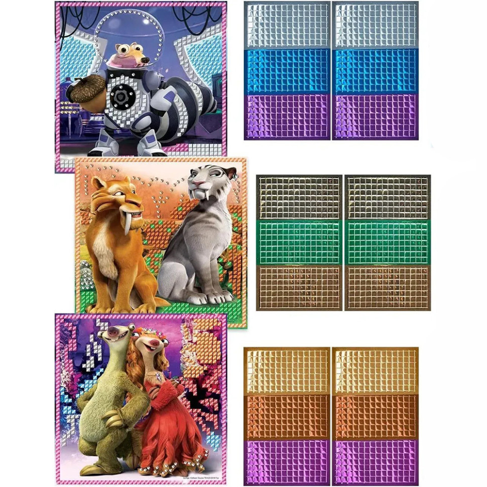 Дитяча мозаїка "Льодовиковий період" 3 в 1 KP-002 Вінниця - фото 2