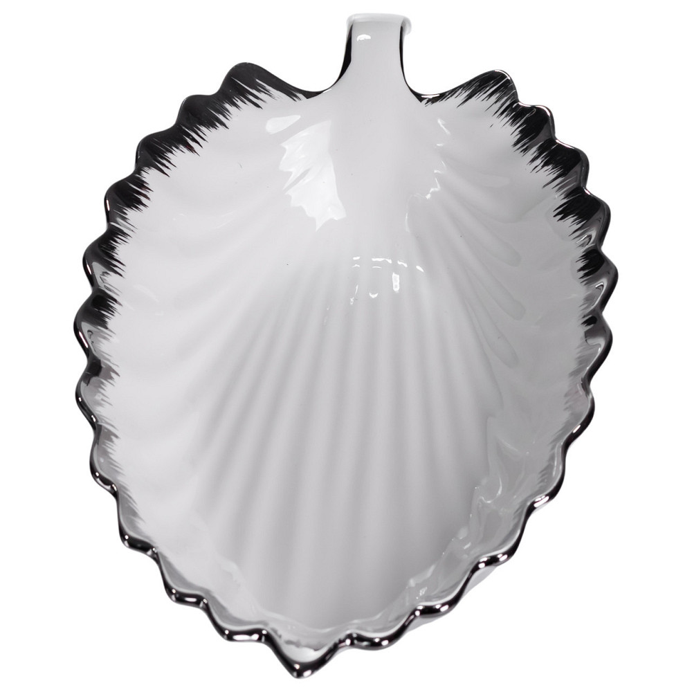 Фарфорове блюдо для сервірування у формі листа Київ - фото 5