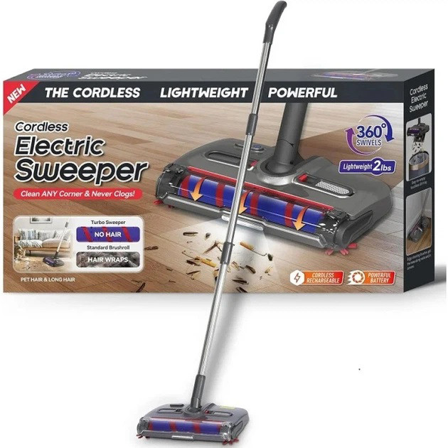 Беспроводной электровеник Cordless Hand Sweeper 360 с led-подсветкой аккумулятор 2500 mAh DE-73 Львов - изображение 7