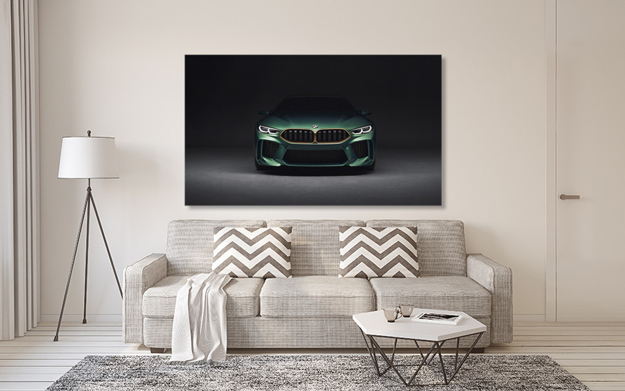 Картина холст у вітальню / спальню  BMW    MLP_60 ( 60х30см ) Київ - фото 2