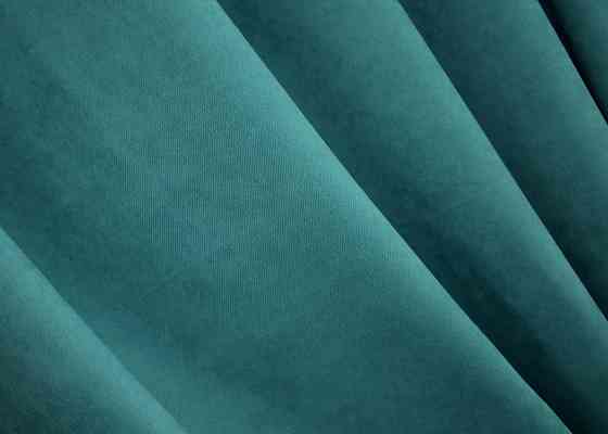 Комплект штор на люверсах VR-Textil Микровелюр Petek № 1492ш Бирюзовый 150х270 см 2 шт (37-0167) Киев