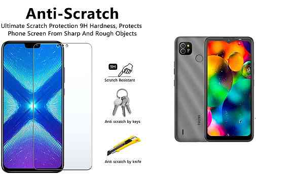 Защитное стекло NeoGlass для Tecno POP 4 BC1s – ультрапрозрачное и устойчивое Киев