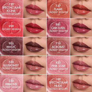 Жидкая помада Dior Rouge Dior Forever Liquid Sequin - с глиттерным финишем, стойка, 420 Pink Star, оригинал Славянск - изображение 4