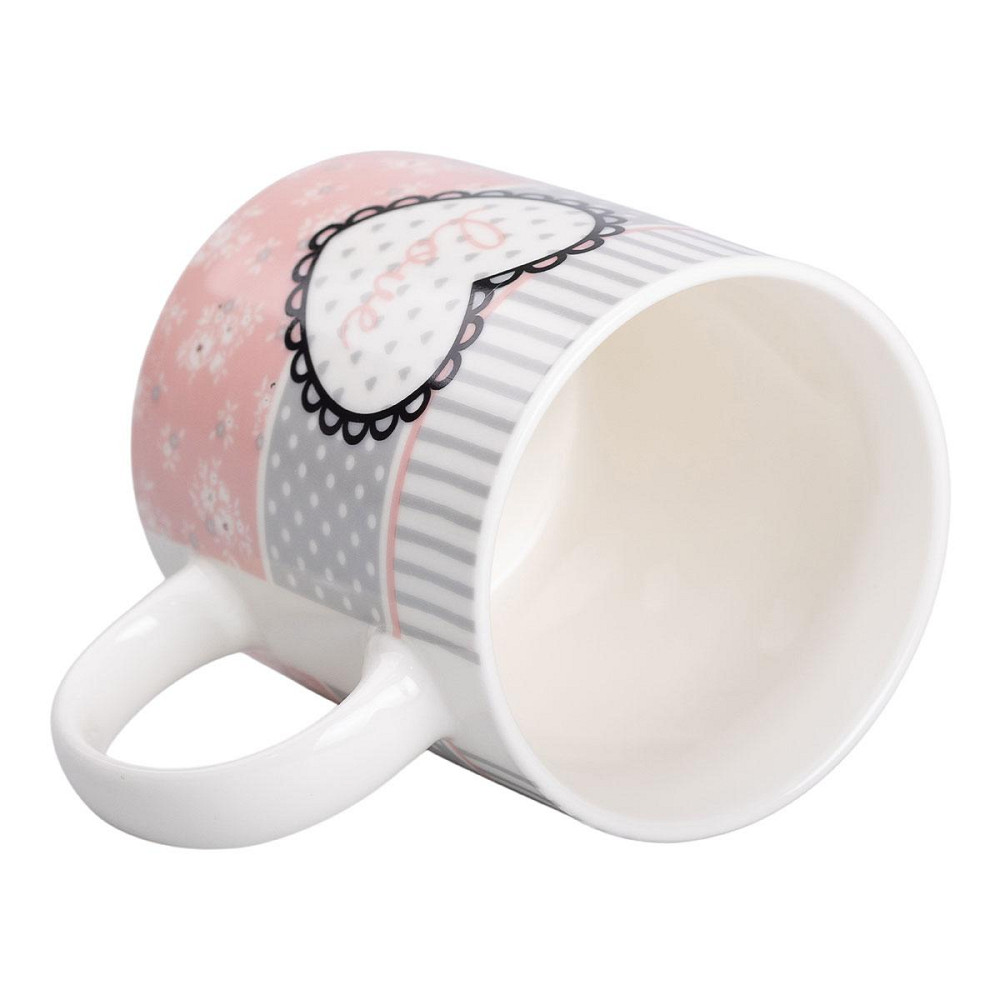 Чашка фарфоровая 400 (мл) чашка для кофе и чая з надписью и сердцем Lugi RX-N240143PKV Киев - изображение 3