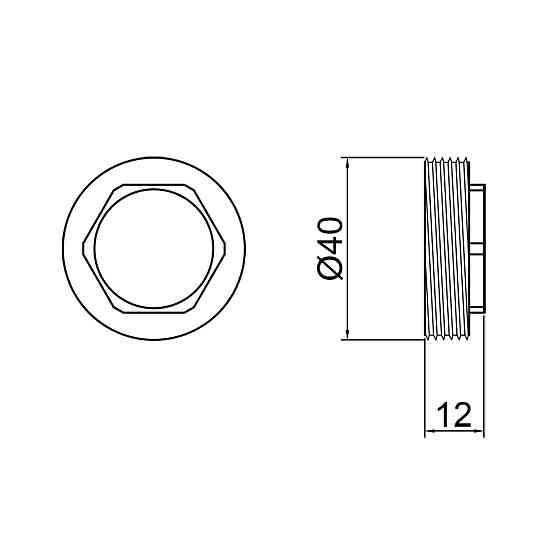 Гайка для смесителя Lidz Repair D-40 LDREP4034771 Киев