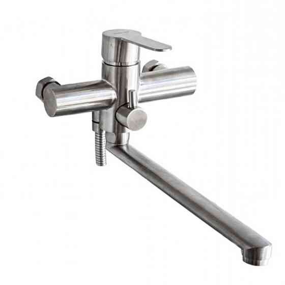 Смеситель для ванны универсальный Zerix DAX-006 (EURO) нержавеющая сталь (ZX3150) Черновцы