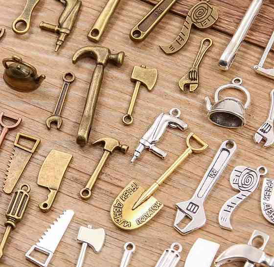 Набор металлических подвесок инструменты 10 шт – случайный микс Киев