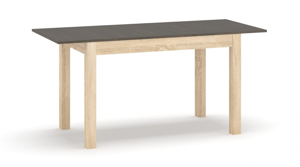 Кухонный стол раздвижной Наполеон Мебель-Сервис - Ривера трюфель + Дуб самоа Львов - изображение 1