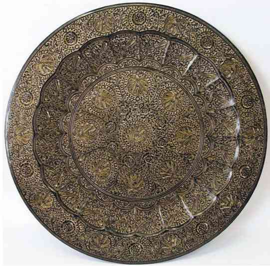 Тарелка настенная большая бронза Индия Киев