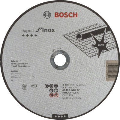 Круг отрезной Bosch Expert for Inox, 230х22.23мм (2.608.600.096) Винница - изображение 1