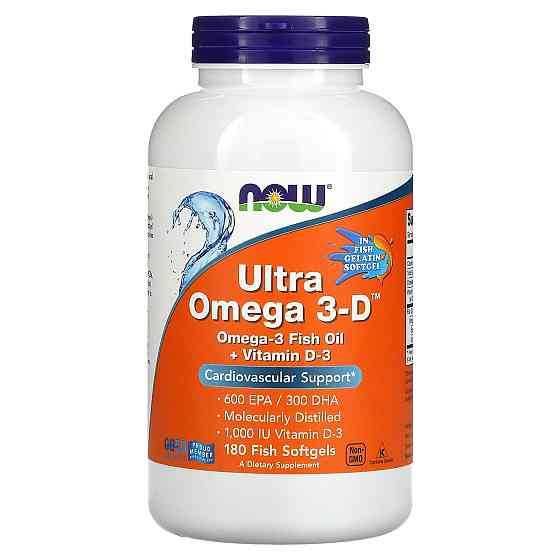 Омега 3-Д Ультра (Ultra Omega 3-D) 180 капсул Київ