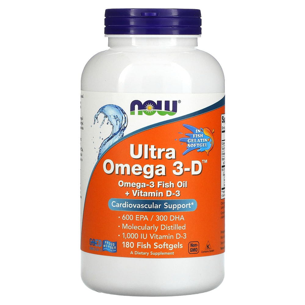 Омега 3-Д Ультра (Ultra Omega 3-D) 180 капсул Киев - изображение 1