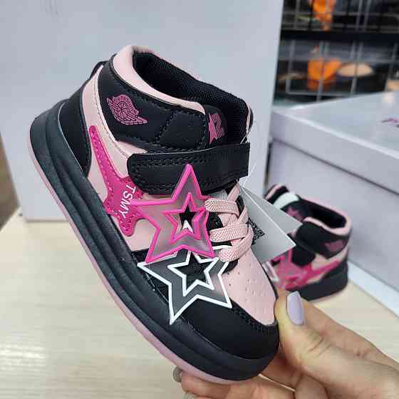 Детские демисезонные кроссовки хайтопы  для девочек 22,23 Николаев