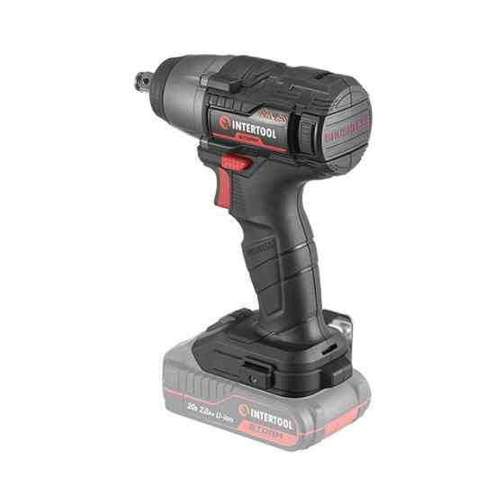 Гайкокрут ударний акумуляторний безщітковий 20 В, 300 Nm, 0-2500 об/хв, 0-3000 уд/хв, 1/2