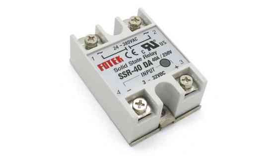 Реле SSR-40DA 40А для нагревателей DC-AC Киев