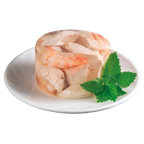 Корм влажный GimCat Shiny Cat для кошек с курицей и креветкой 70 г Киев - изображение 2