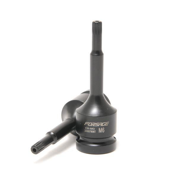 Головка 1/2" з насадкою Spline M8 з отвором ударна Forsage F-24807808T Одеса - фото 1