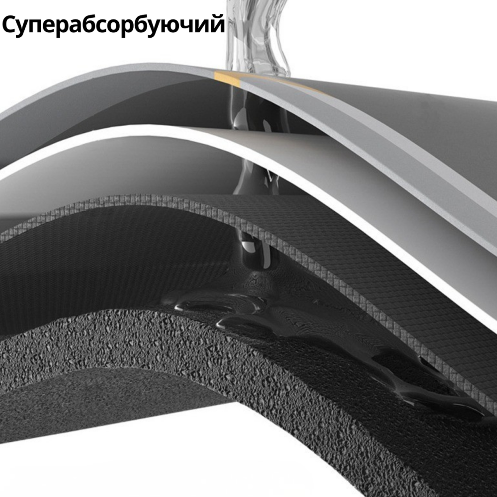 Коврик для душа и ванной комнаты мягкий диатомитовый быстросохнущий антискользящий для кухни, прихожей 50х80 см BF-006 Каменец-Подольский - изображение 5