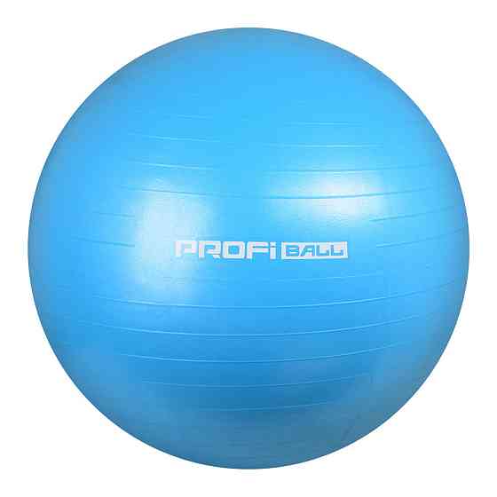 М'яч для фітнесу, фітбол, жимбол Profitball, 65 см блакитний Бровари