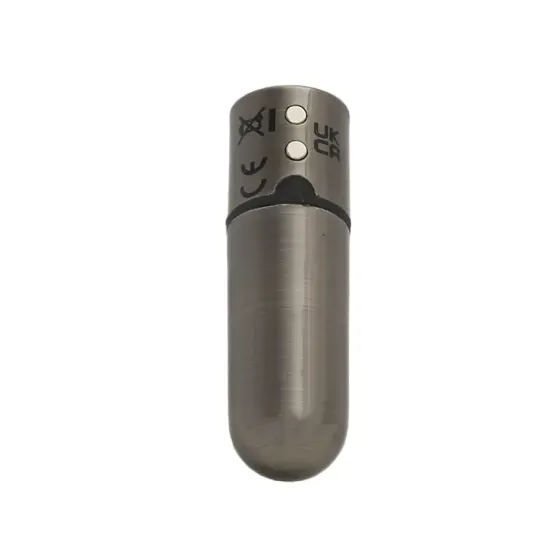 Віброкуля PowerBullet First-Class Bullet 2.5″ з Key Chain Pouch, Gun Metal, 9 режимів вібрації Львів