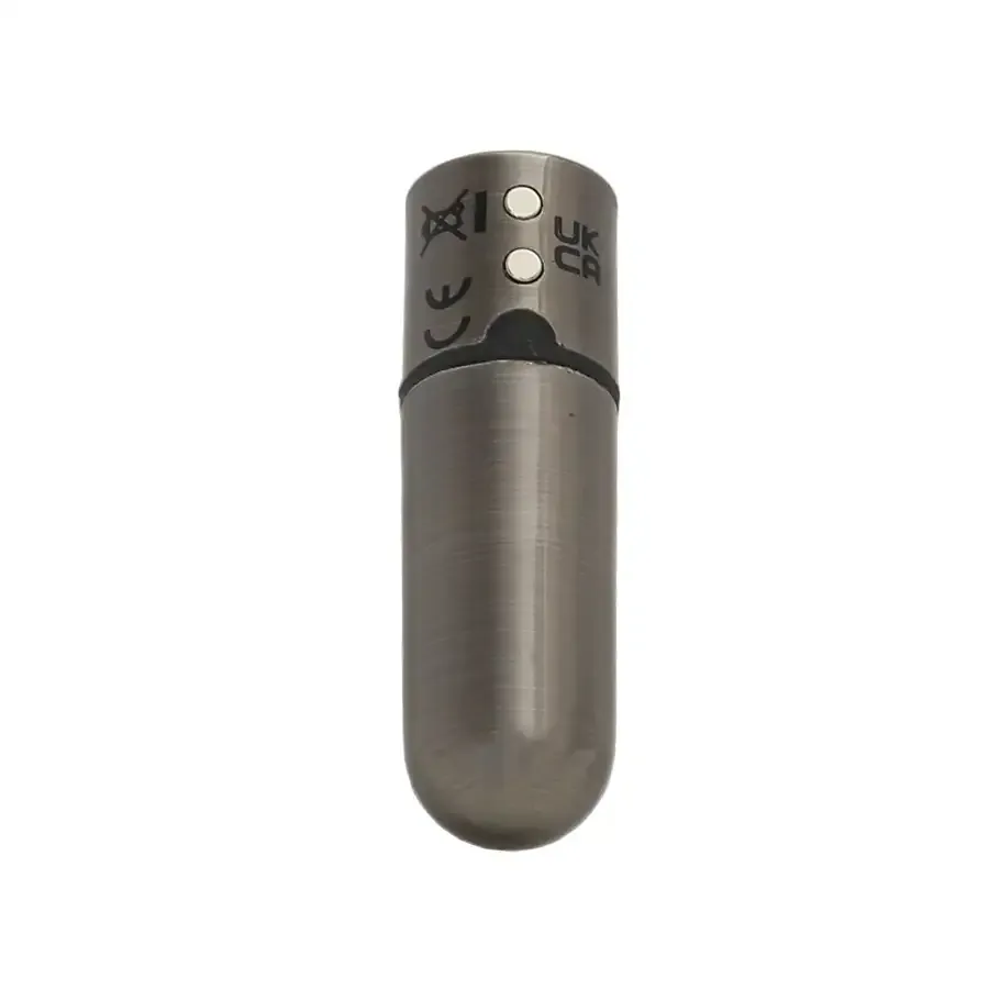 Віброкуля PowerBullet First-Class Bullet 2.5″ з Key Chain Pouch, Gun Metal, 9 режимів вібрації Львів - фото 4