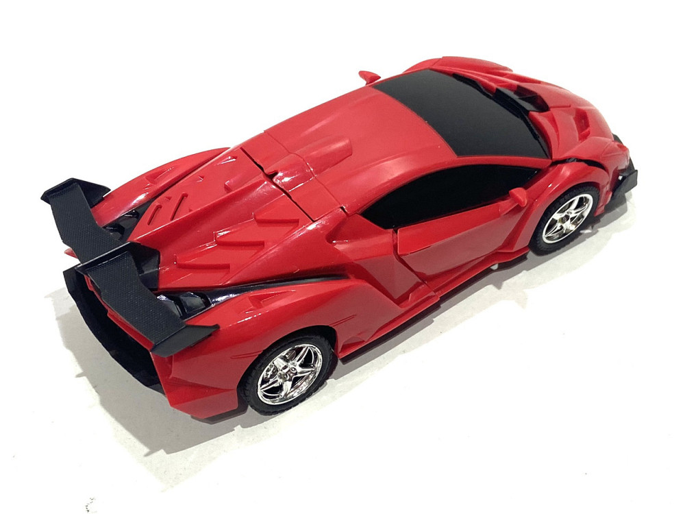 Трансформер робот на радіокеруванні перетворюється на машинку 19 см вид 4 Червоний (888-AD) Чернігів - фото 2