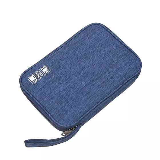 Сумка портативная для гаджетов и акссесуаров,дорожняя,синяя Каменец-Подольский