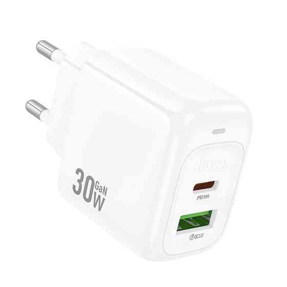 Мережевий зарядний пристрій HOCO CS55A Surplus PD30W+QC3.0 charger White Одеса