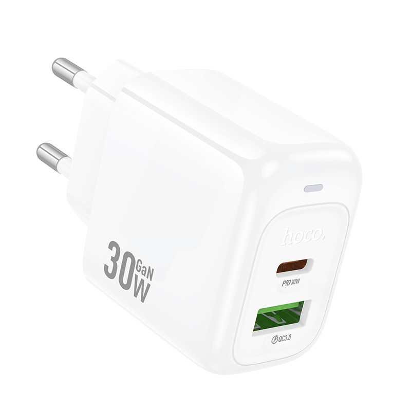 Мережевий зарядний пристрій HOCO CS55A Surplus PD30W+QC3.0 charger White Одеса - фото 5