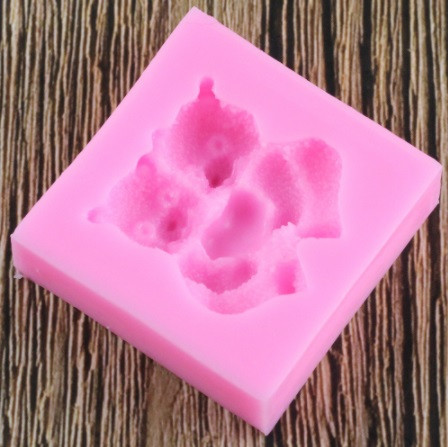 Молд силиконовый Мишки 50 на 50 мм розовый Киев - изображение 4