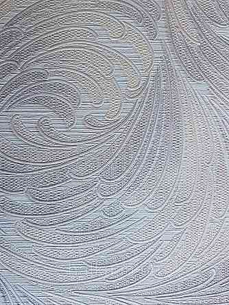 Шпалери метрові вінілові на флізелін Grandeco Poem геометрія абстракція мазки віяло бузкові бежеві на білому Київ