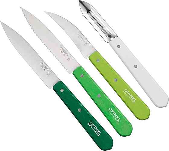 Кухонний Набір Ножів 4 предмети Opinel (Опінель) No.112 - 115 "Essentials Natural" (001709) Нержавію Нововолинськ