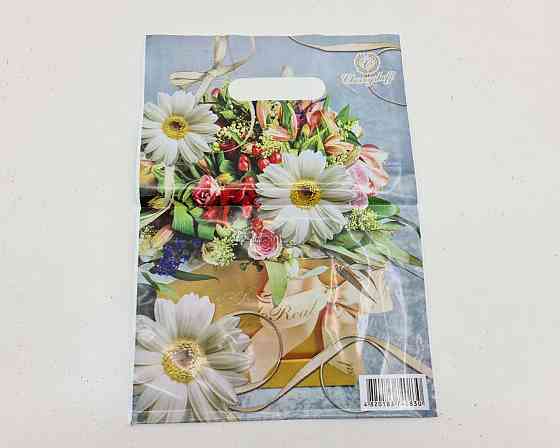 Пакети з вирубаною ручкою (22*30) "Ромашки" Рендпако (50 шт.) Харків