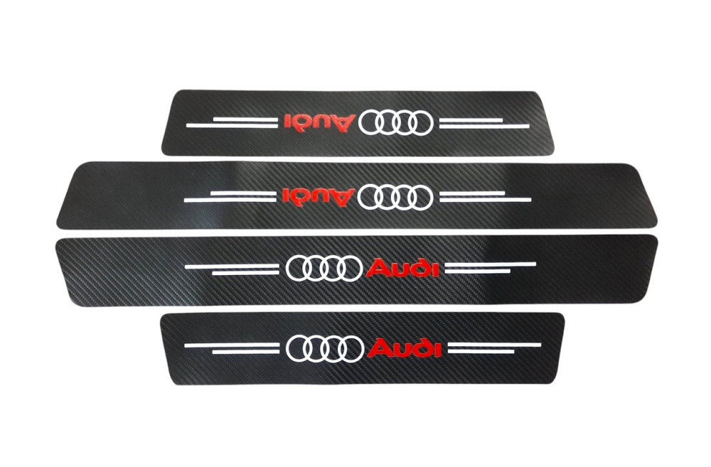 Захисна плівка на пороги Audi (карбонова стрічка) к-т 4шт Вінниця - фото 1