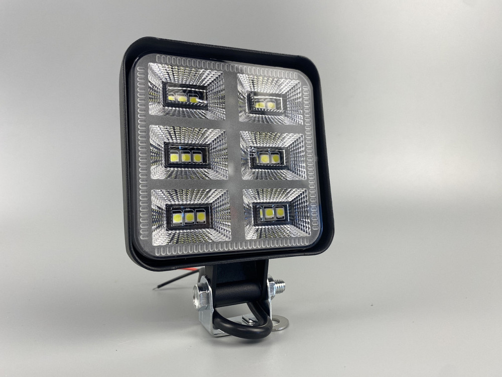 Фара LED квадратна 48W 6000K (18 діодів) (8.5 см х 8.5 см х 1.5 см) Mini Мукачево - фото 10