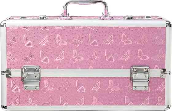 Великий кейс для зберігання секс-іграшок BMS Factory Large Lokable Vibrator Case Pink, кодовий замок Sex Aura Київ