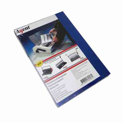 Обложка для переплета Agent пласт. А4 180мк синие, уп/100 (1510501) Винница