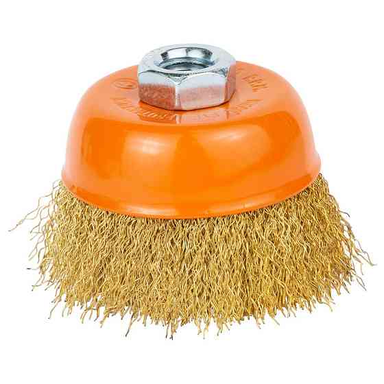 Grad Щетка проволочная чашеобразная Ø85мм М14×2мм (латунированная) GRAD (9033085) Коломия