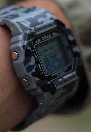 Мужские тактические часы Xinjia камуфляжные Цифровые Секундомер/таймер. Киев