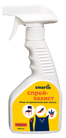 Спрей защита для кошек Smartis для мест не предназначенных для туалета 250 мл Винница