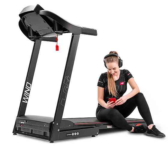 Бігова доріжка Hop-Sport HS-1000LB Wind червоний Київ