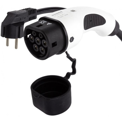 Зарядний пристрій для електромобіля Duosida Type 2 - Schuko (220V), 16A, 3.6кВт, 1-фазное, 5м (EV200276) Вінниця - фото 3