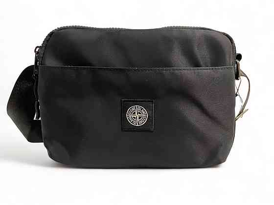 Сумка через плече Stone Island 24x16 чорний Запоріжжя