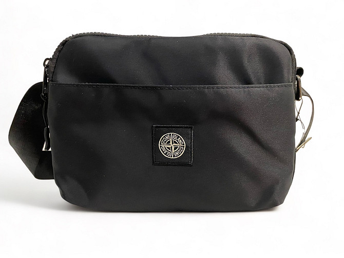 Сумка через плече Stone Island 24x16 чорний Запоріжжя - фото 1