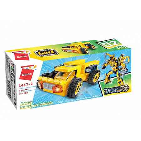 Дитячий Конструктор Qman 1417-1-6 будтехніка, 79 дет  Heavy Transport Vehicle Вінниця