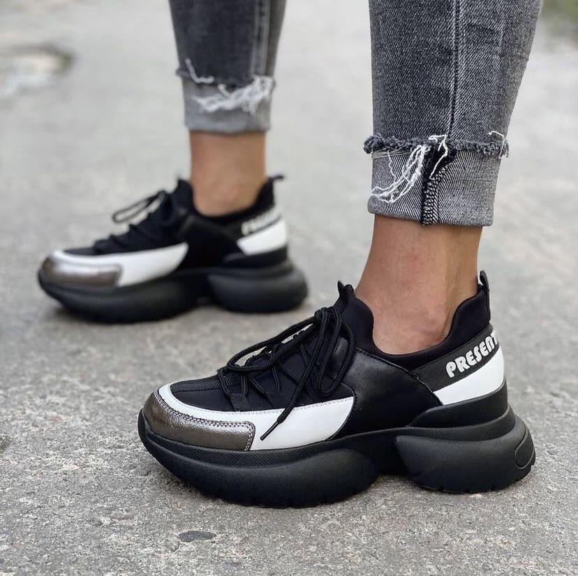 Vanessa Кросівки жіночі VANESSA T-110-01 чорні (весна-осінь, шкіра натуральна) (4426) 36-40 Коломыя - изображение 4