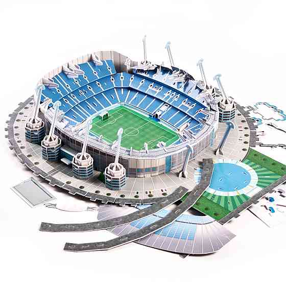 Стадион Манчестер Сити. Огромные 3D пазлы 